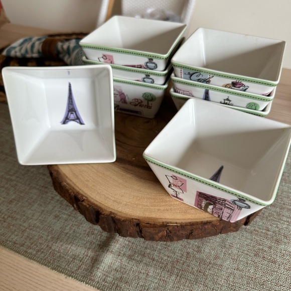 222 Fifth Fine China Appetizer Bowls - set of 8 - Picture 2 of 7